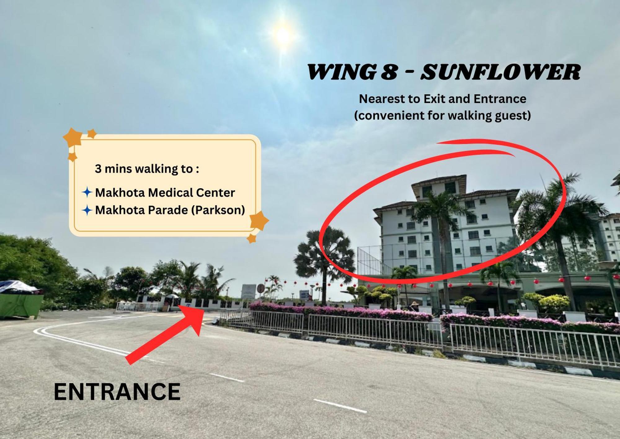 Apartment Costa Mahkota - 1min I Mahkota Parade Mall I Dataran Pahlawan I Mahkota Hospital Malacca